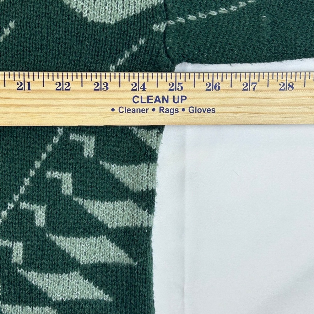 Wonderly Women's Aztec Retro Sweater‎ Green Size 2X Southwest Pattern Cabincore - Picture 8 of 10